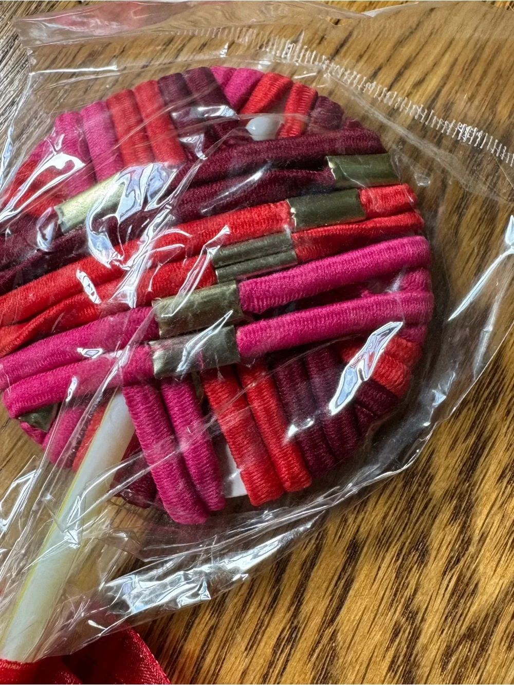 Red and Pink Hairband “Lollipop”